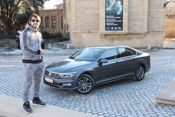 Məşhur karateçimiz Volkswagen-in Azərbaycanda rəsmi siması oldu