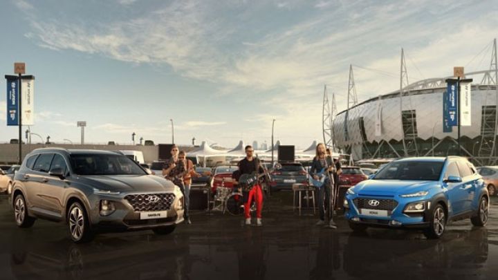Hyundai futbol bayramı ərəfəsində ağıllı texnologiyalarını nümayiş etdirir - VİDEO