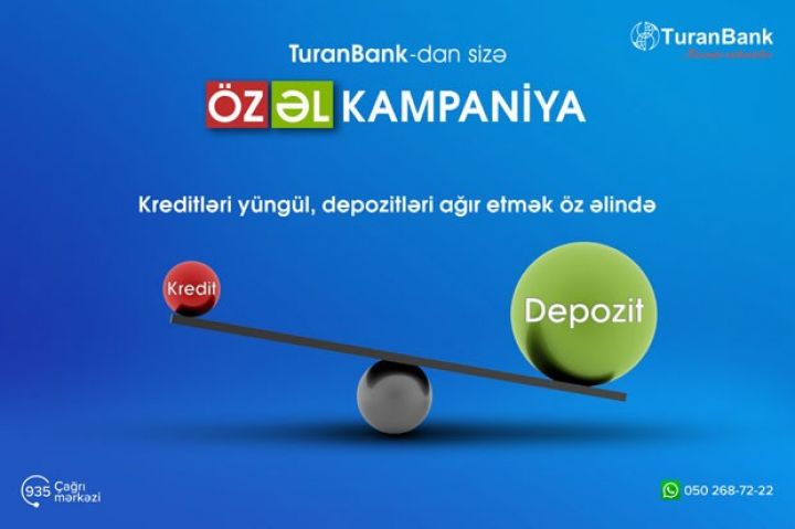 İndi faizlər öz əlinizdədir! - MÖHTƏŞƏM KAMPANİYA