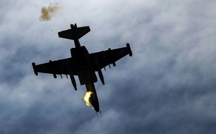 Düşmənin Su-25 döyüş təyyarəsi məhv edildi