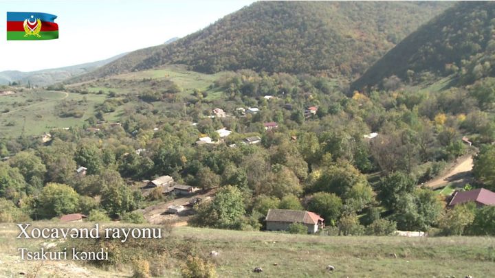 İşğaldan azad olunan Tsakuri kəndi - VİDEO