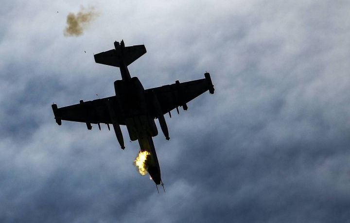 Düşmənə məxsus Su-25 təyyarəsi məhv edildi