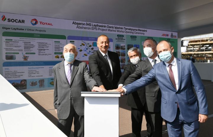 “Abşeron” yatağının dəniz əməliyyatlarının təməli qoyuldu