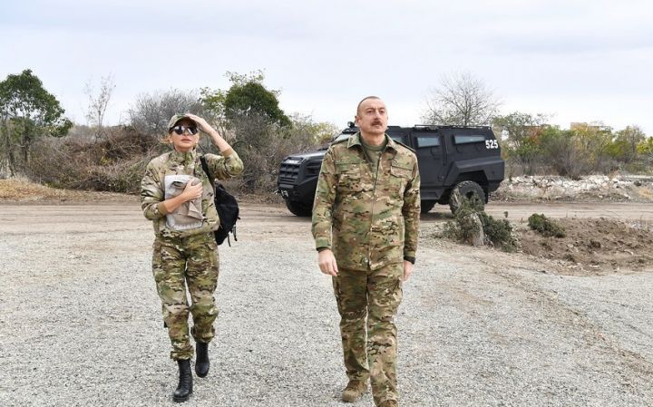 İlham Əliyev və Mehriban Əliyeva Füzuli və Xocavənddə olublar