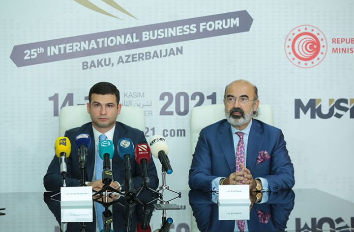 Bakıda keçiriləcək 25-ci Beynəlxalq Biznes Forumla bağlı mətbuat konfransı keçirilib