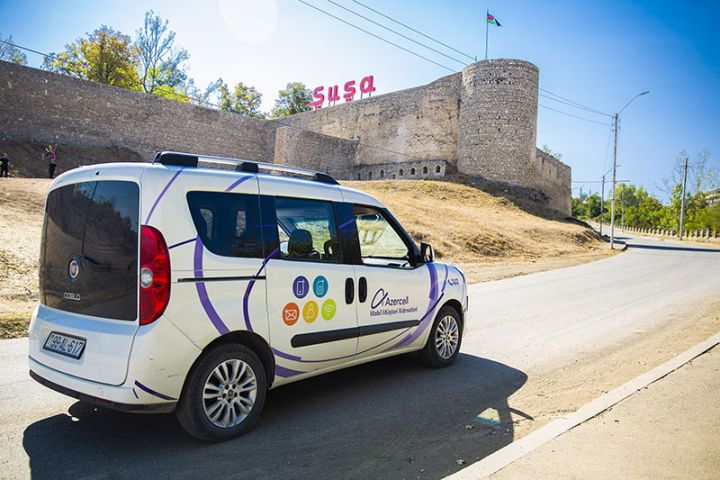 Azercell Mobil Müştəri Xidmətləri Şuşada!