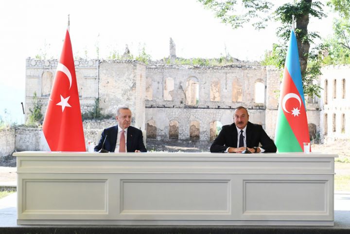 Azərbaycan və Türkiyə prezidentlərinin mətbuata birgə bəyanatları