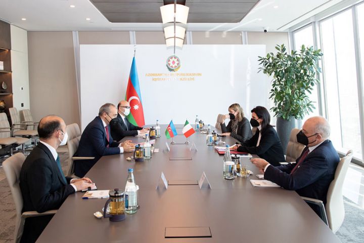 Mikayıl Cabbarov İtaliya şirkətlərini fəal əməkdaşlığa dəvət etdi