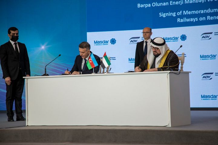 “Masdar” şirkəti  Azərbaycanda damüstü günəş elektrik sistemlərini araşdıracaq - SƏNƏD İMZALANDI
