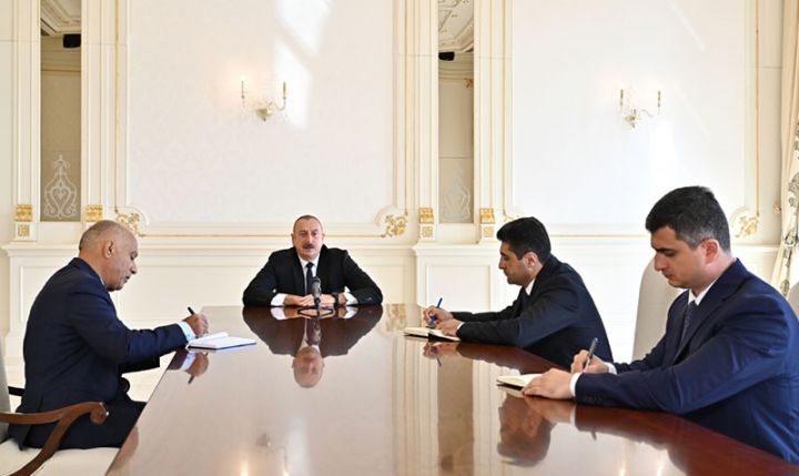 Prezident yeni icra başçılarını qəbul edib, tapşırıqlarını verib