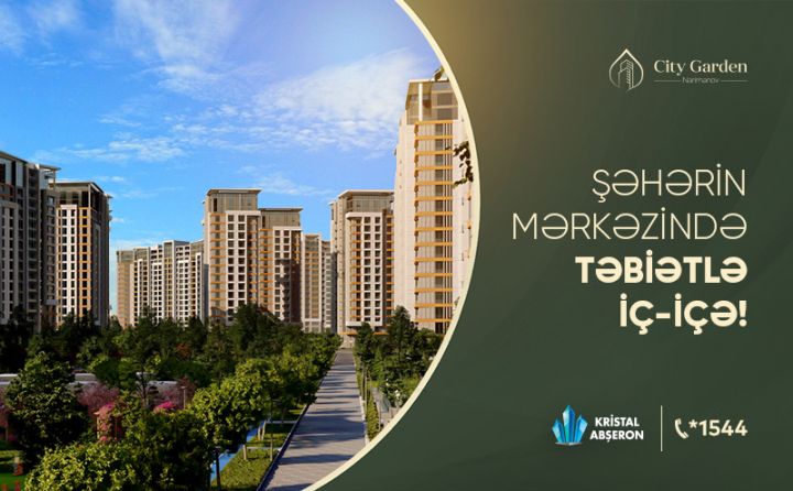 Bakıda meqa yaşayış kompleksində tikinti sürətlə davam edir