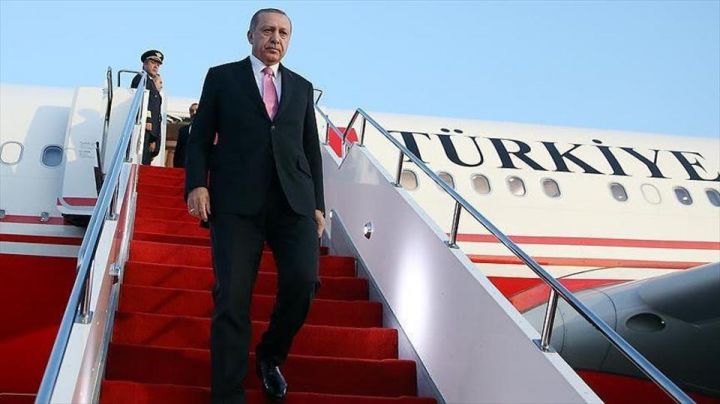 Ərdoğan Azərbaycana gəldi