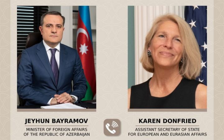 Ceyhun Bayramov ABŞ dövlət katibinin köməkçisini məlumatlandırdı