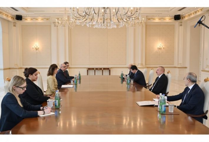 İlham Əliyev ABŞ Dövlət katibinin nümayəndəsini qəbul edib