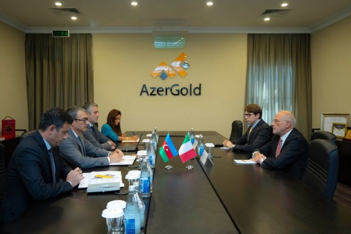 “AzerGold” Daşkəsən layihəsi çərçivəsində İtaliyanın tanınmış “Danieli” şirkəti ilə danışıqlar aparıb