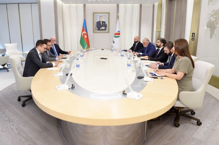 SOCAR-ın prezidenti “MOL Group” şirkətinin vitse-prezidenti ilə görüşüb