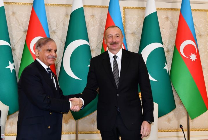 Əliyev və Şərifin mətbuata bəyanatları
