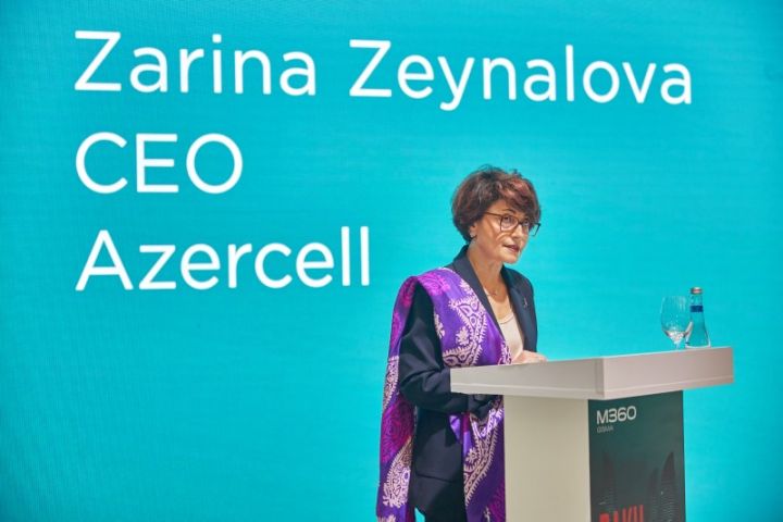 Azercell-in prezidenti Zərinə Zeynalova rəqəmsal davamlılığın təmin edilməsində mobil operatorların mühüm rolundan danışıb