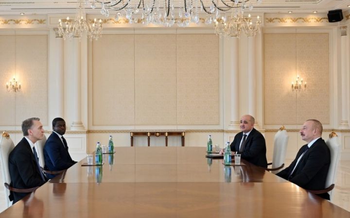 İlham Əliyev  böyük investisiya şirkətinin direktorunu qəbul edib