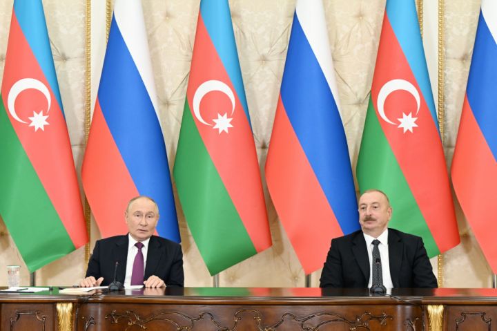 Azərbaycan ilə Rusiya arasında imzalanmış sənədlər mübadilə edilib