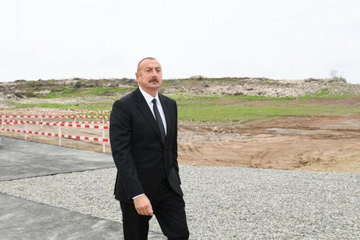 Cəbrayıl şəhərində sakinlərə mənzillərin açarları təqdim edilib