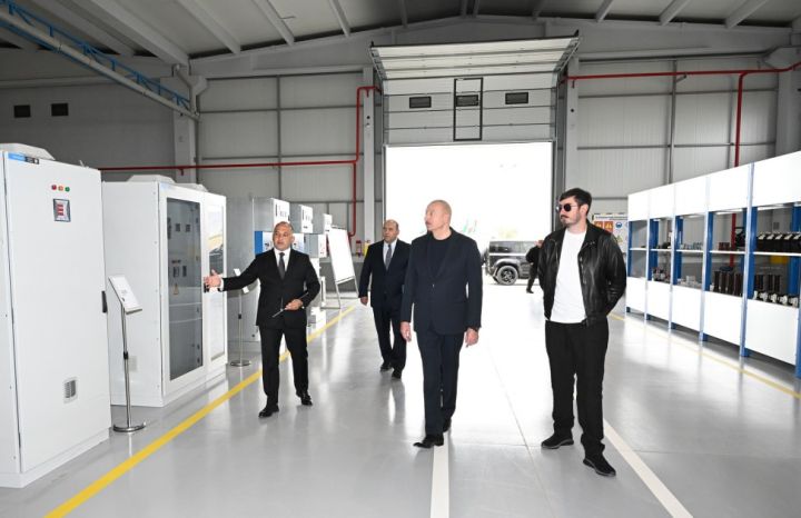 Elektrik paylayıcı avadanlıqların, elektrik yuvalarının və beton yarımstansiyalarının istehsalı zavodu açıldı