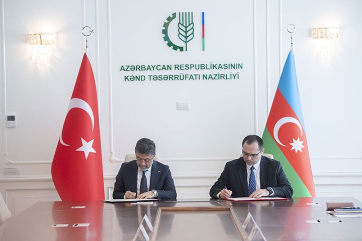 Azərbaycan və Türkiyə  heyvandarlıq sahəsində əməkdaşlıq haqqında Niyyət Bəyannaməsi imzaladı