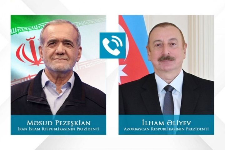 Pezeşkian Əliyevə zəng edib