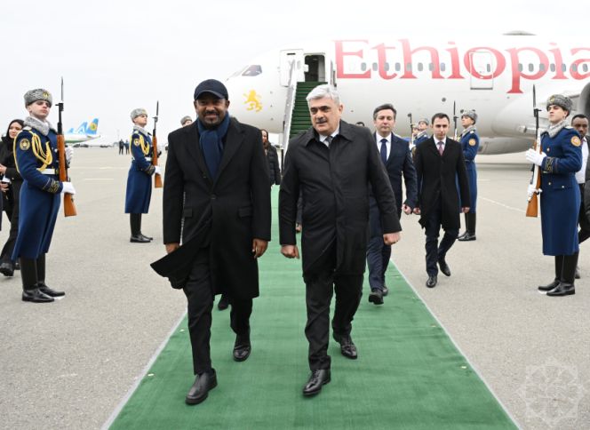 Efiopiyanın Baş naziri Azərbaycana rəsmi səfərə gəlib
