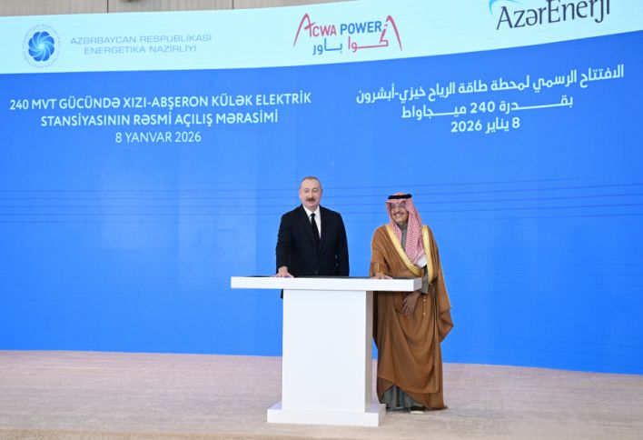 “Xızı-Abşeron” Külək Elektrik Stansiyasının rəsmi açılış mərasimi keçirilib