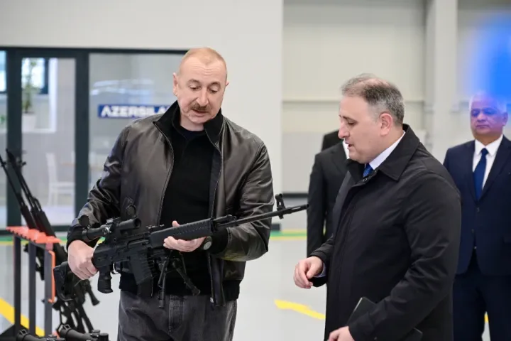 Tərtərdə hərbi məhsullar istehsal edəcək zavodun açılışı olub
