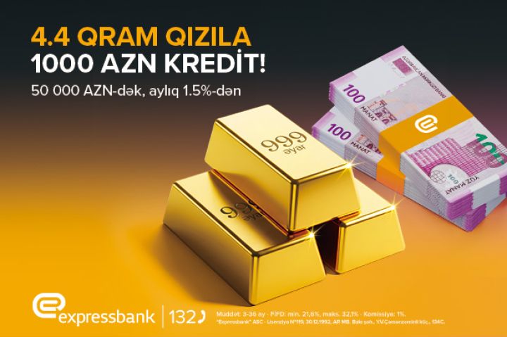 Sərfəli şərtlərlə qızıl təminatlı kredit