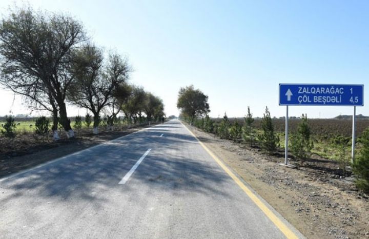 Qalağayın-Muğan Gəncəli avtomobil yolu açıldı