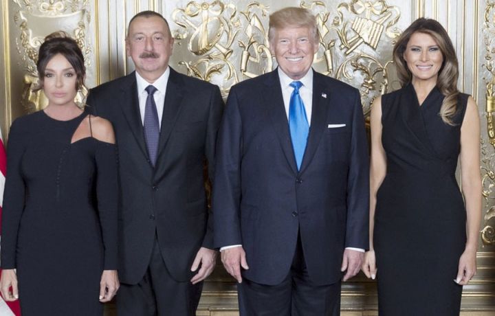 İlham Əliyev və Donald Tramp görüşüb