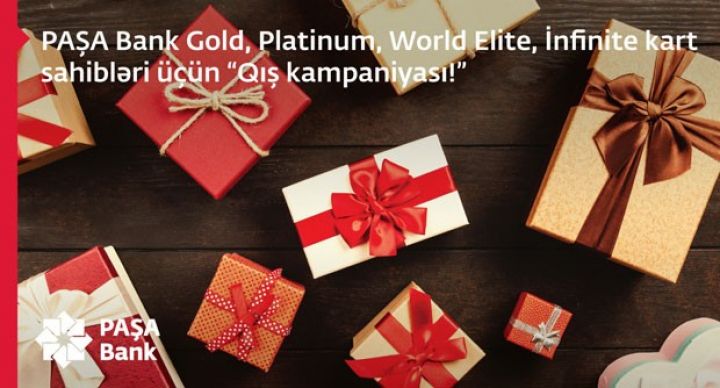 PAŞA Bank-ın kart sahibləri üçün “Qış kampaniyası”!