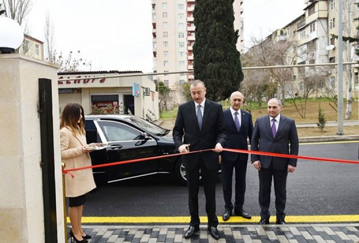 İlham Əliyev Statistika İdarəsinin inzibati binasının açılışında