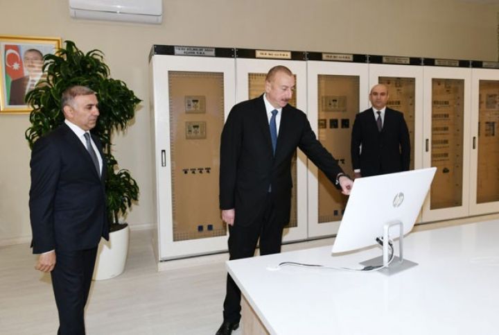 Prezident yarımstansiyanı işə salıb
