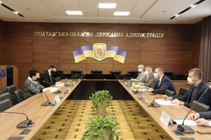 Poltavada Azərbaycanla Ukraynanın birgə investisiya layihələri müzakirə edilib