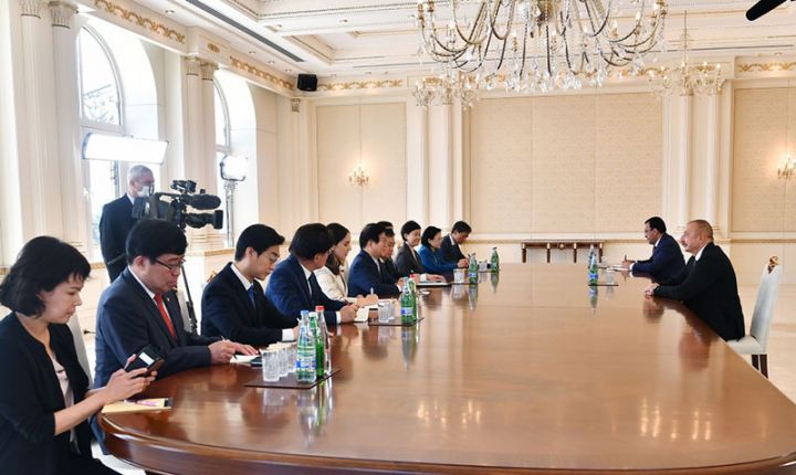 "Biz Koreya şirkətlərini azad edilmiş torpaqlarda icra olunacaq layihələrə dəvət etmişik"