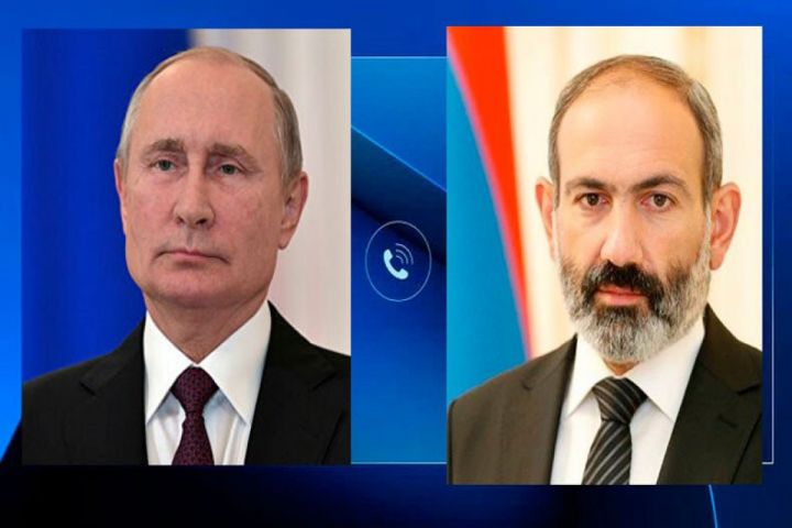 Paşinyan Azərbaycanla sərhəddə vəziyyətlə bağlı Putinə zəng edib