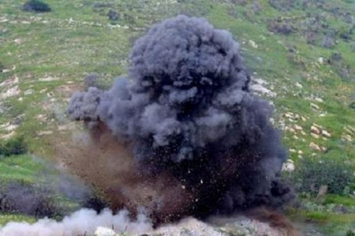 Daxili Qoşunların iki hərbi qulluqçusu Füzulidə minaya düşüb