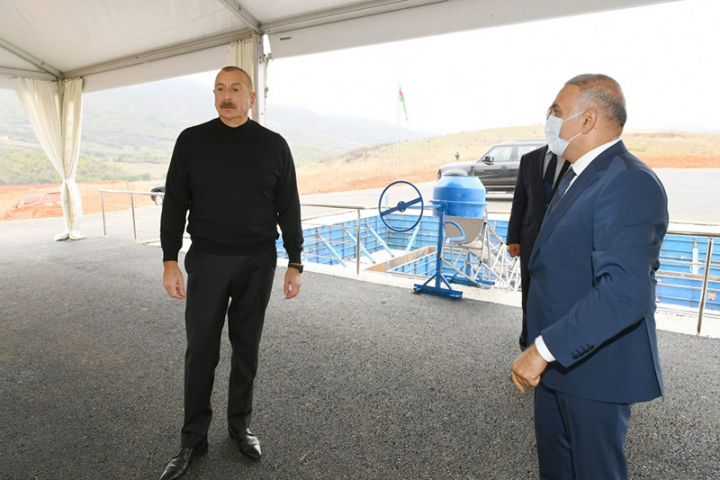 Yeni “Hadrut” qovşaq yarımstansiyasının təməli qoyulub