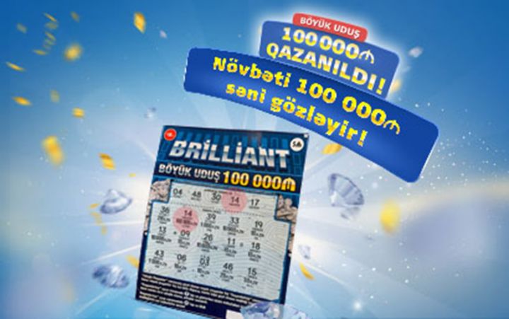 Gəncə sakini  lotereyada 100 min manat qazandı