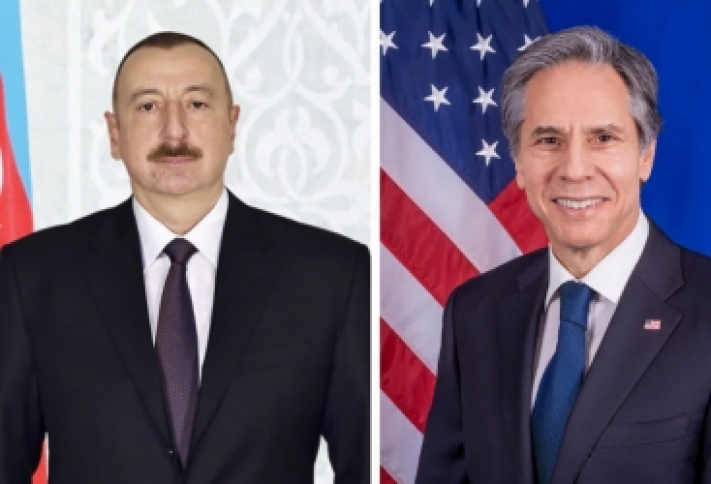 ABŞ dövlət katibi Prezident İlham Əliyevə zəng edib