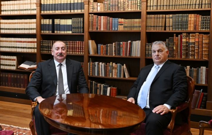Əliyevin Orban ilə görüşü olub