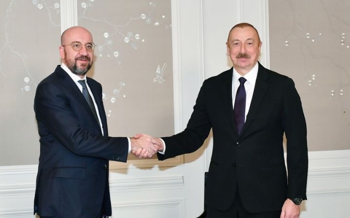 Əliyev Avropa İttifaqı Şurasının Prezidenti ilə görüşdü