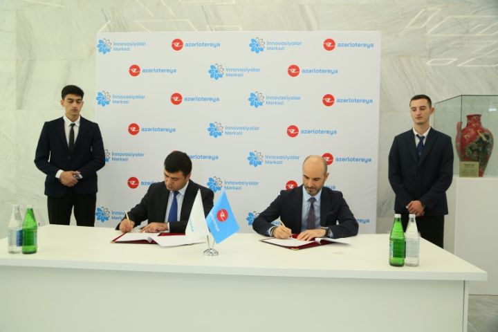 “İnnovasiyalar Mərkəzi” ilə "Azərlotereya" arasında memorandum imzalanıb