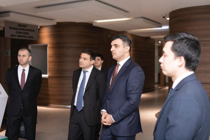 Azərbaycan Mərkəzi Bankının rəhbərliyi Astana Beynəlxalq Maliyyə Mərkəzində qonaq olublar