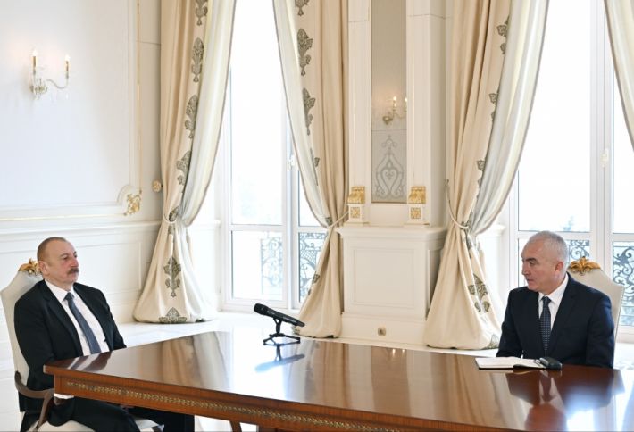 Əliyev Məmmədovu Laçında xüsusi nümayəndə təyin olunması ilə əlaqədar qəbul edib