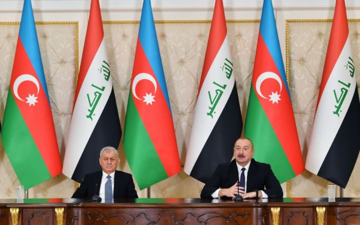 Əliyev və Rəşidin mətbuata bəyanatları